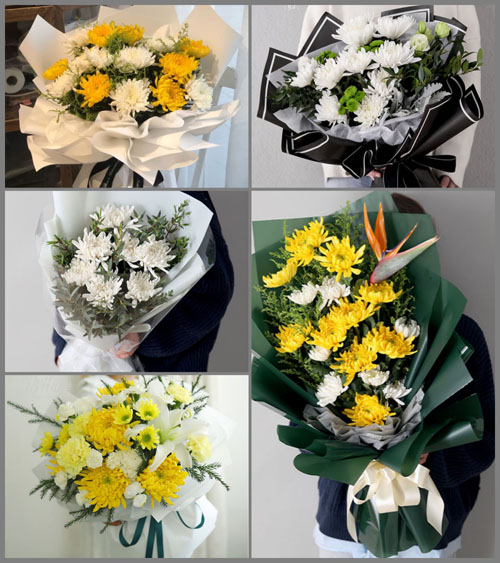 湖南郴州桂阳县莲塘镇南岭村白事花束代送